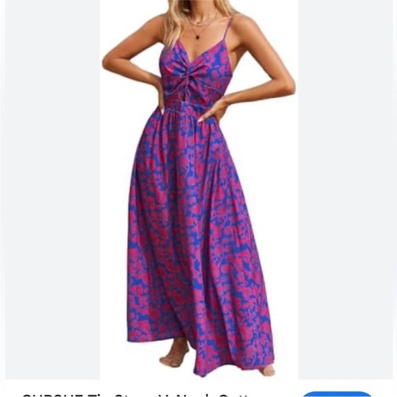 The Unbranded Brand Dresses & Skirts - IUnbranded Elegant Purple and Pink Floral Dress